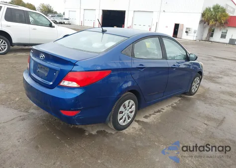 2016 Hyundai Accent Se из США, поврежденный, VIN KMHCT4AE0GU125634